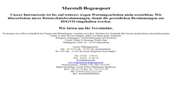 Desktop Screenshot of marstall-bogensport.de
