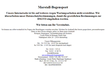 Tablet Screenshot of marstall-bogensport.de
